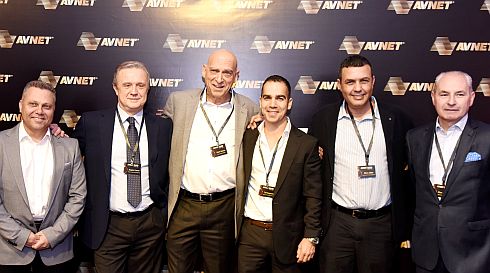 מימין לשמאל: אלן מקלאן, אלון עדה, טל סגמן, דני קורן, סרג'יו פראנטי ועופר דיאמנט