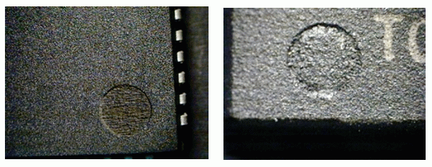 Counterfeit Electronic Component Cavitation