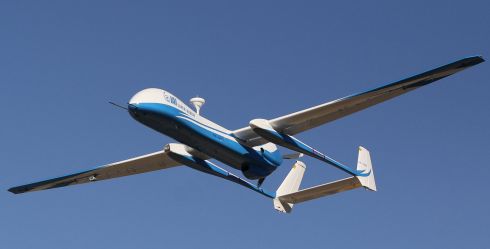 המל"ט החדש של התעשייה האווירית, Super Heron, שנחשף בשבוע שעבר בסינגפור