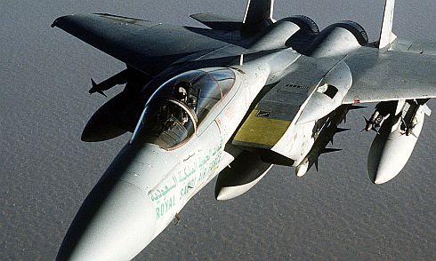 מטוס אף-15 של חיל האוויר המלכותי הסעודי