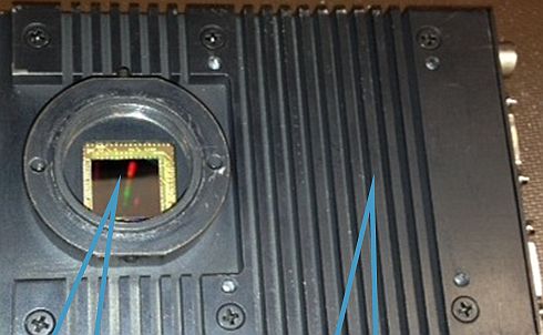 חיישן ה-UV החדש במצלמת הבדיקה הנסיונית