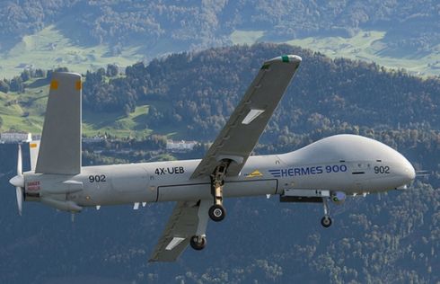 ניסויי הטיסה של הרמס 900 בשווייץ