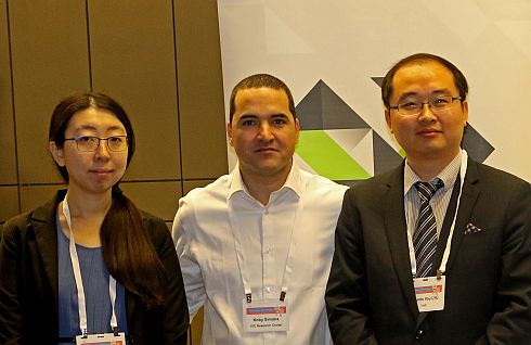 מימין לשמאל: אדוארדס יו ליו, קובי סימנה מנכ"ל IVC ופגי מזרחי, מנהלת יחידת סין במכון היצוא