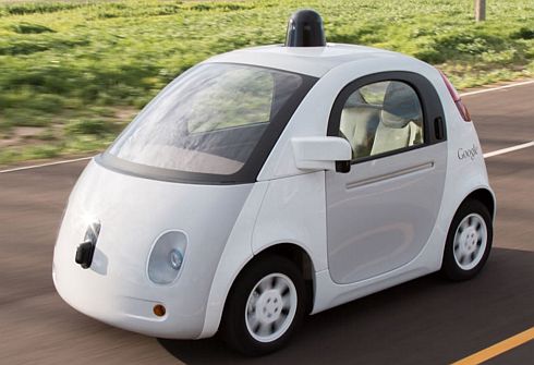 אחד מדגמי המכונית האוטונומית של Google