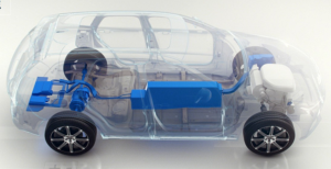Volvo Electric Car Ilustration