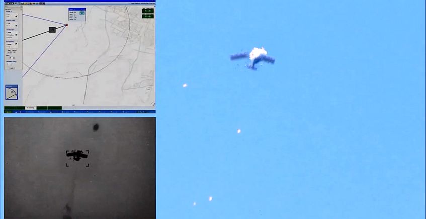 הדגמה של התעשייה האווירית ליירוט באמצעות בקרת Sky Capture