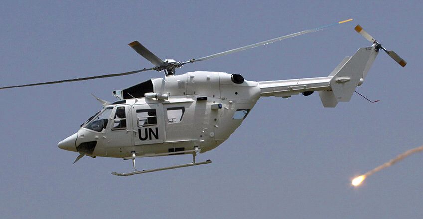 מסוקים של האו"ם צויידו במערכות הגנה של בירד