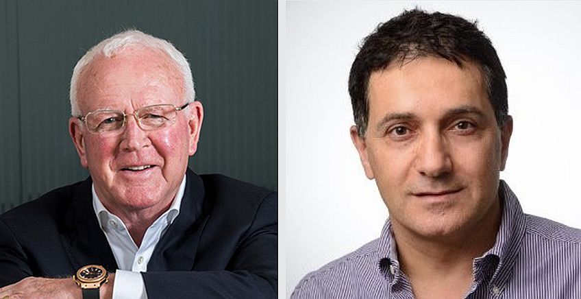 מנכ”ל פברינט ישראל, יובל מימון (מימין) ודייויד תום מיטשל, מייסד פברינט העולמית