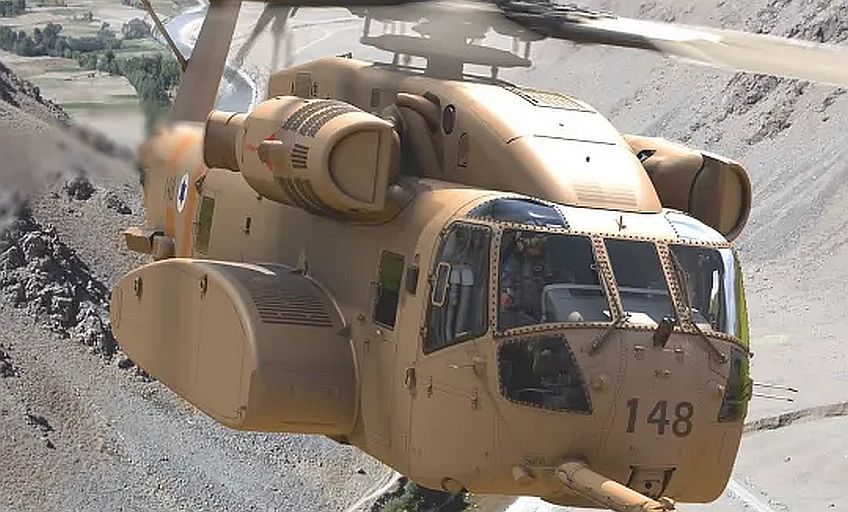 מסוק CH-53 של חה"א. מקור: Lockheed Martin–Sikorsky